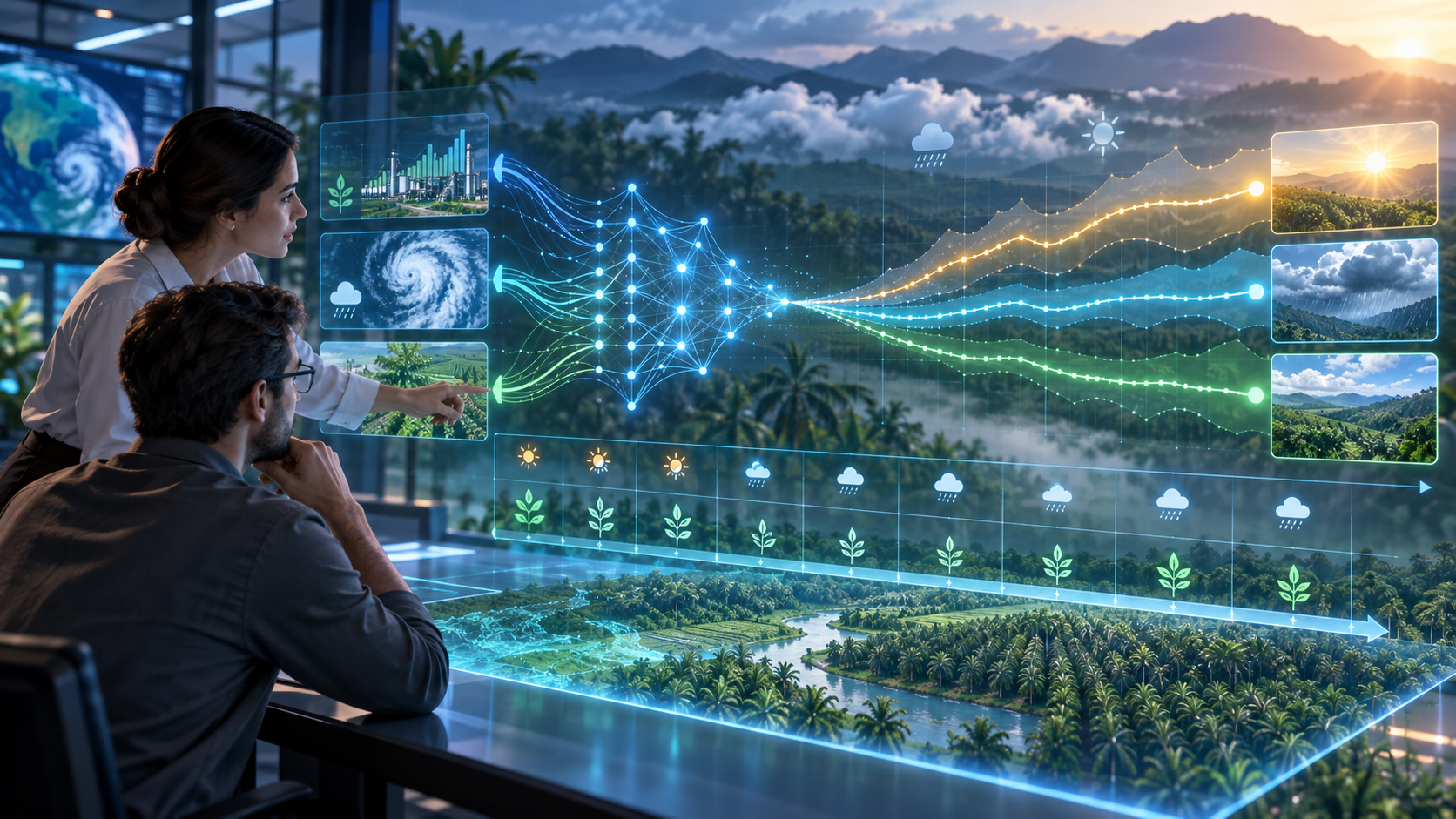 AI-powered forecasting for plantation operations